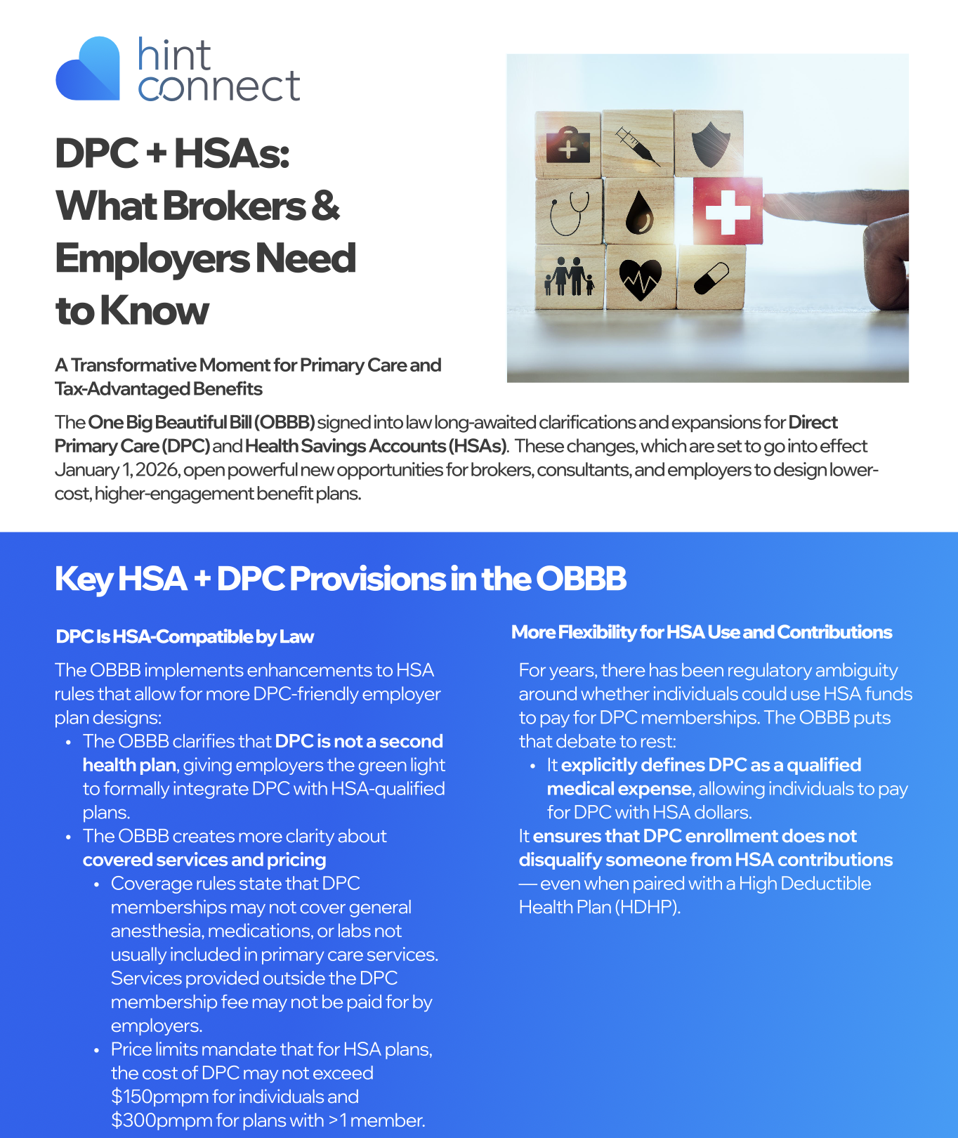 DPC is now compatible with HSAs. Read up on how to add DPC to your benefits package.